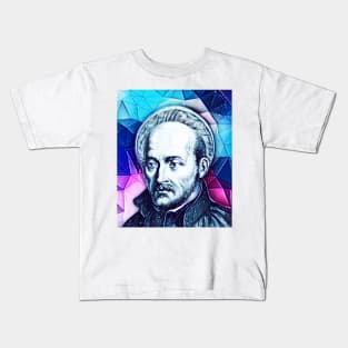 Ignatius of Loyola Snowy Portrait | Ignatius of Loyola Artwork 13 Kids T-Shirt